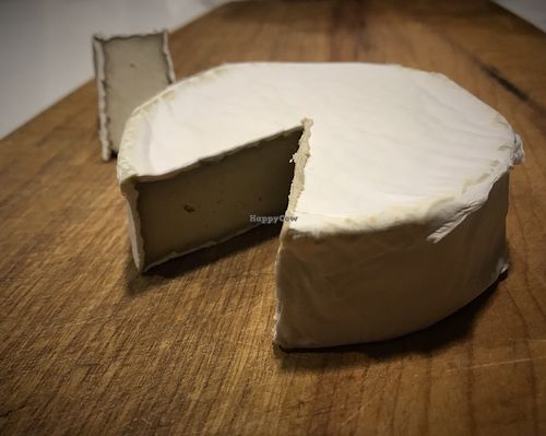 Jules Truffle Brie in the deli case at BESTIES Vegan Paradise - Hollywood in Hollywood