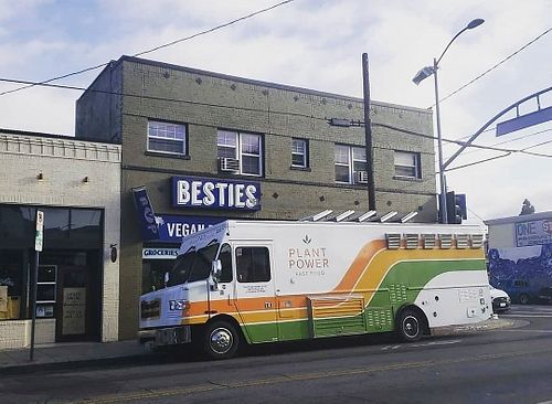 Vegan Besties + Plant Power Fast Food = perfect day at BESTIES Vegan Paradise - Hollywood in Hollywood