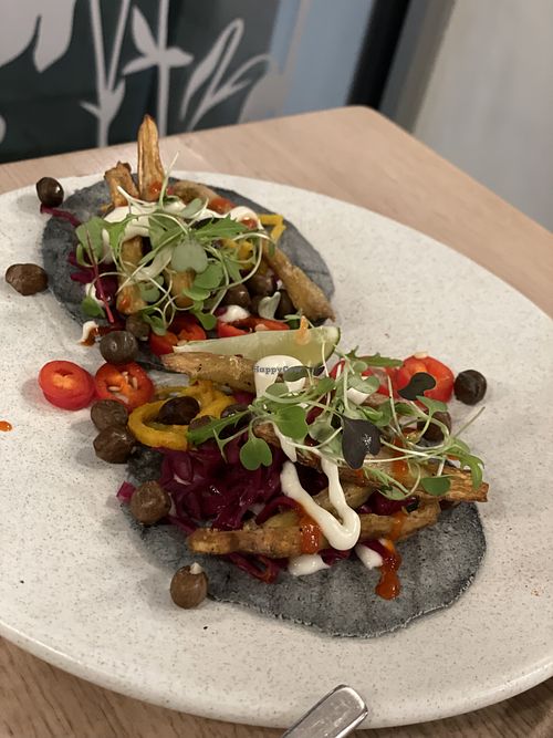 Fish taco  at Stem & Glory in London