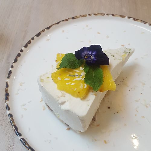 Pina colada dessert  at Stem & Glory in London