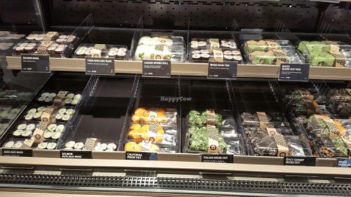 Sushi selection at Yooji's Sushi - Passage Sihlquai in Zurich