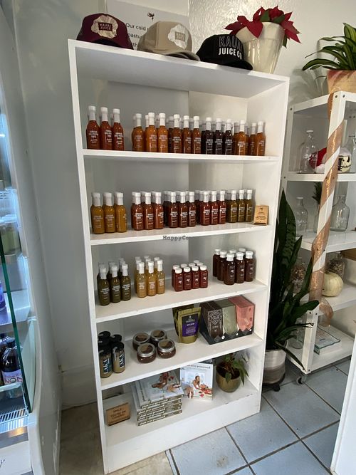 Sauces  at Kauai Juice Co. in Koloa