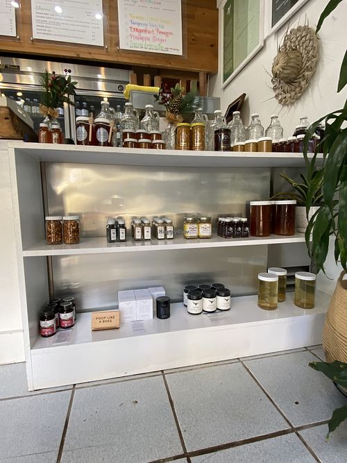 Honey (obv not vegan)  at Kauai Juice Co. in Koloa