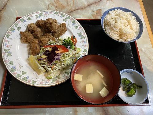 Vegan karaage at K Kitchen Green in Myoko