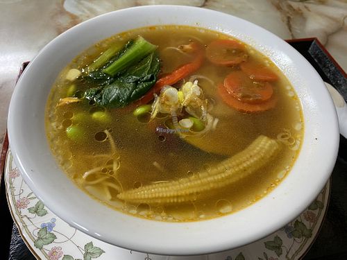 Vegan ramen at K Kitchen Green in Myoko