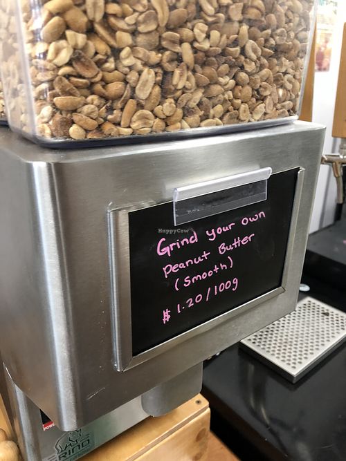 Peanut butter  at Zero Waste Emporium in Victoria