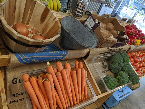 fresh produce at Zero Waste Emporium in Victoria