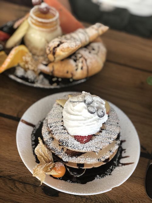 Pancakes and sweet breakfast at Veg room in Berlin