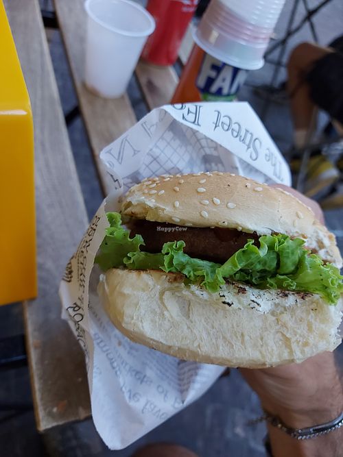 nice burger at Peterland Masterchips in Treviso