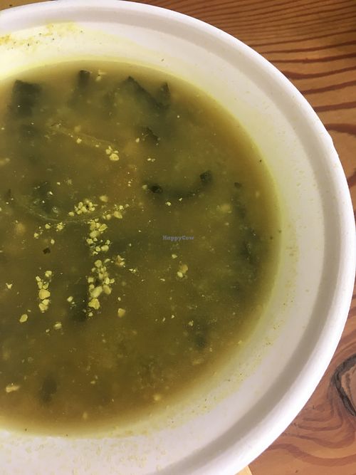 Kale and sweet potato soup at Le Spighe in Venice