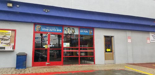 Outside at Plant Love Food in El Monte