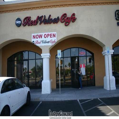 Font of building at Red Velvet Cafe - Sahara in Las Vegas