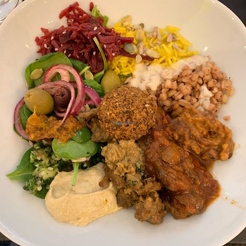 Lunch plate.  at Bean There Cafe in Helsinki