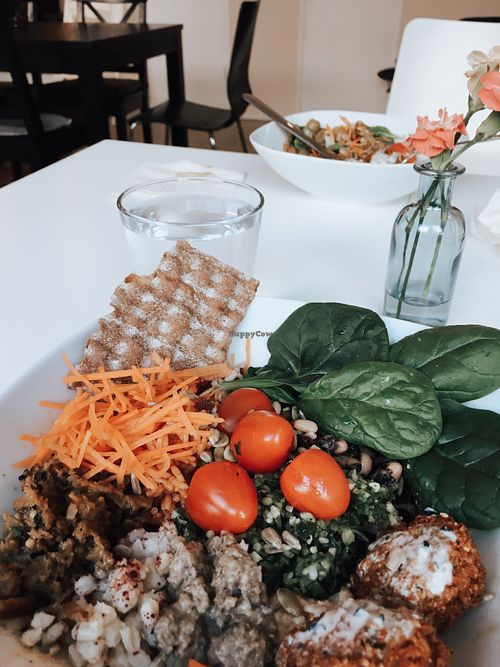 Fresh, nutritious salad with so many tastes. I enjoyed it very much!! at Bean There Cafe in Helsinki