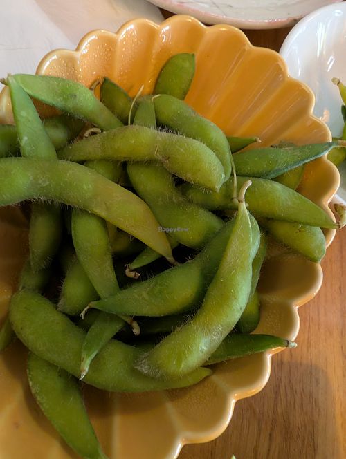 Edamame at Cha-Ya in Berkeley