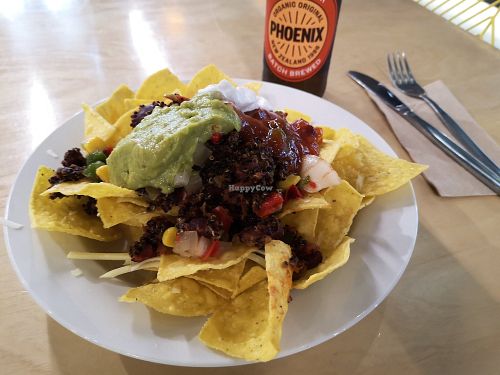Vegan Nachos at Munch in Palmerston North