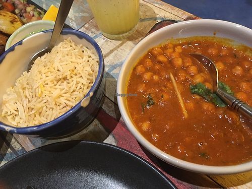 Rice and chickpeas curry  at Chutnify in Lisbon