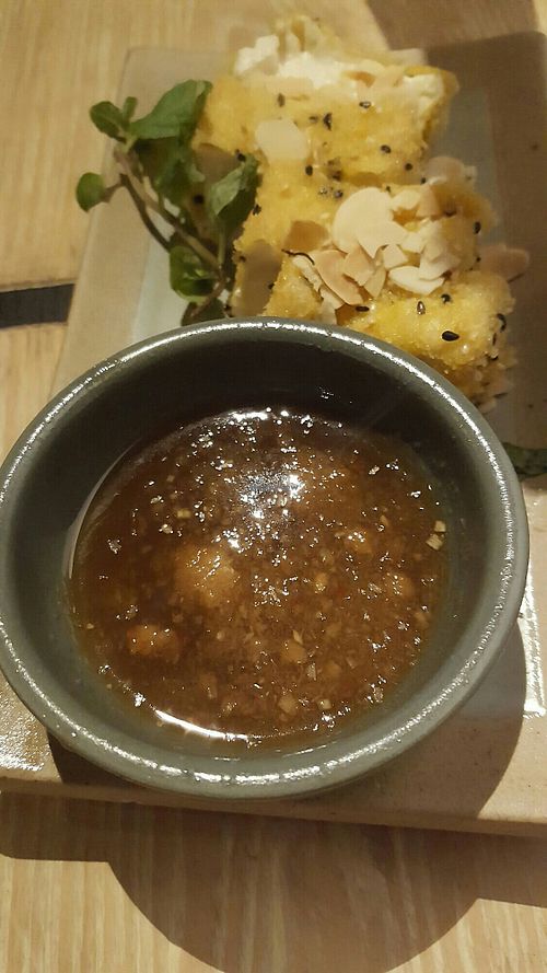 Fried durian spring rolls?.. at Sadhu in Hanoi