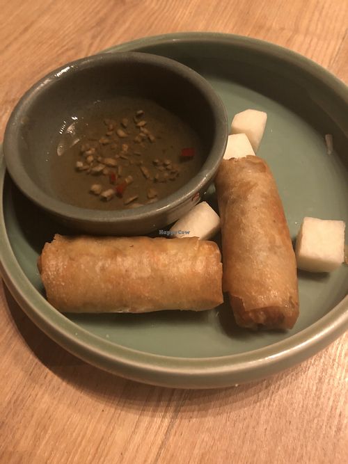 Spring rolls  at Sadhu in Hanoi