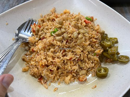 Sambal fried rice   at Lin Lin Vegetarian Delight 霖霖素食 in East Singapore