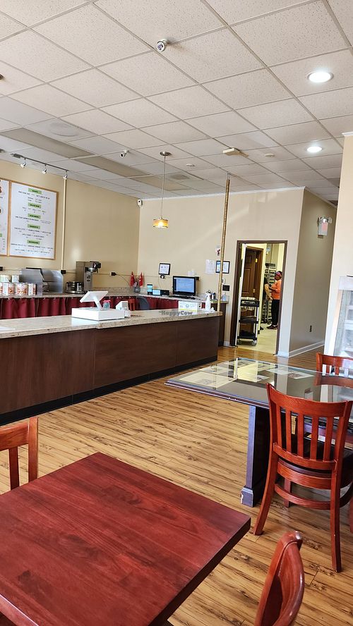 Dining room at Vegan Community Kitchen in Apex