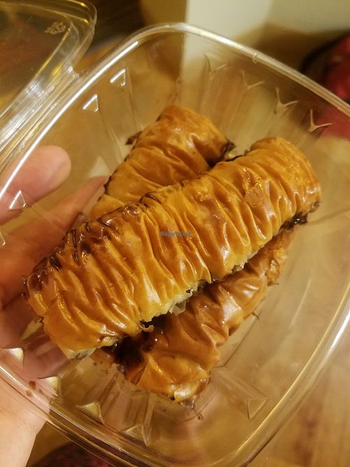 Chocolate baklava at Vegan Community Kitchen in Apex