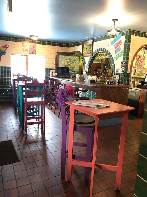 Bar seating at The Mex in Ellsworth