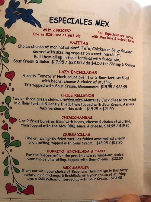 Special specials at The Mex in Ellsworth