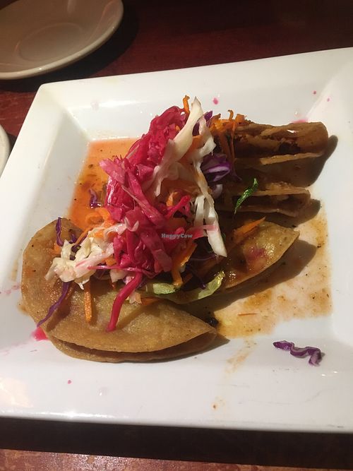 Potato taquitos ordered without cheese at DeColores in Chicago