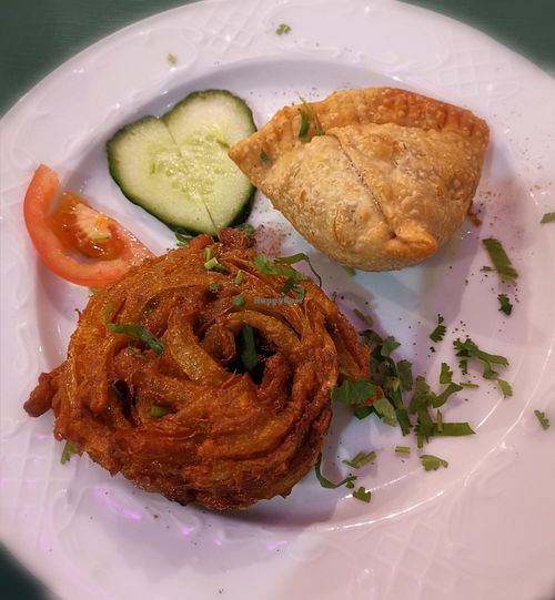 Vegan starters at Bombay Babu in Tenerife