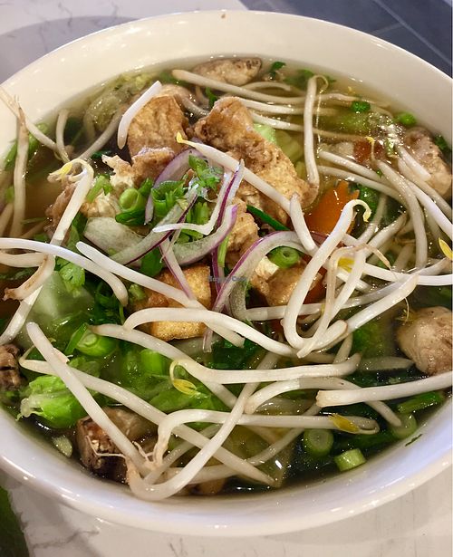 Vegan Soup Pho at Pho Play in Castro Valley