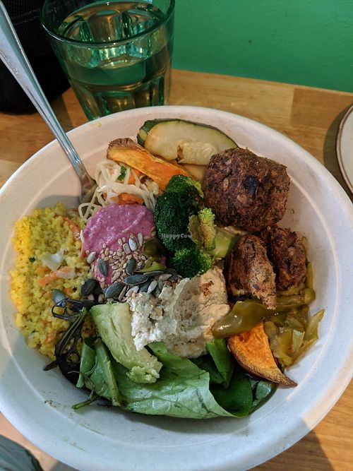 Falafel Bowl at Vital Health Cafe in Wicklow