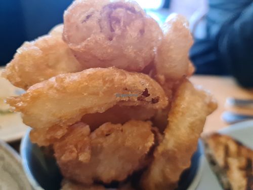 Onion rings at The Carringbush Hotel in Abbotsford