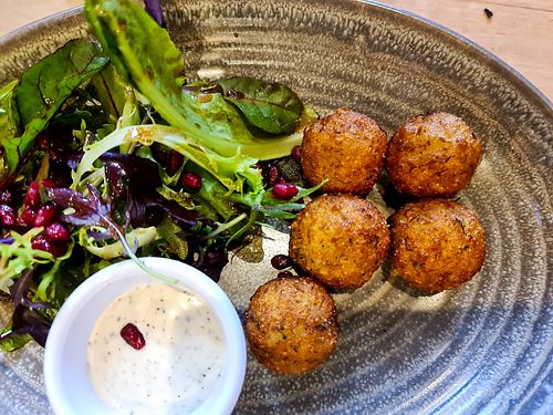 Potato croquettes at The Carringbush Hotel in Abbotsford