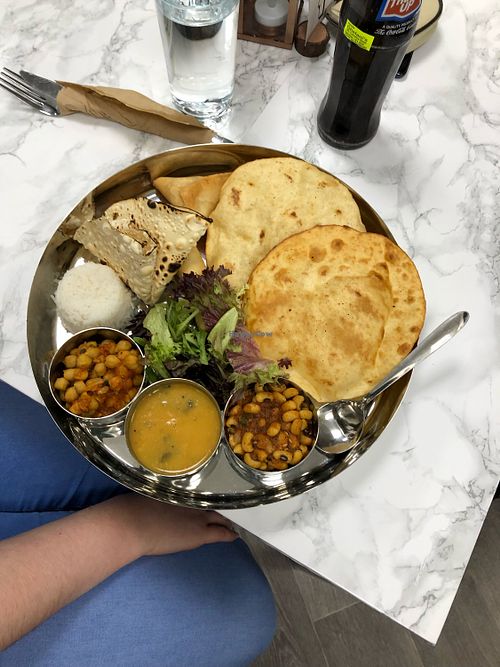 Curry at Vegan House Cafe in Rushden