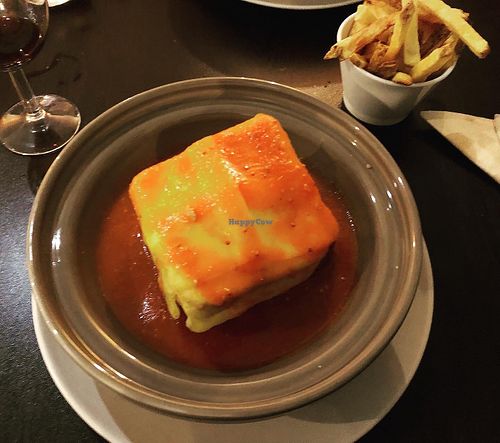 Francesinha  at Kong - Food Made With Compassion in Lisbon