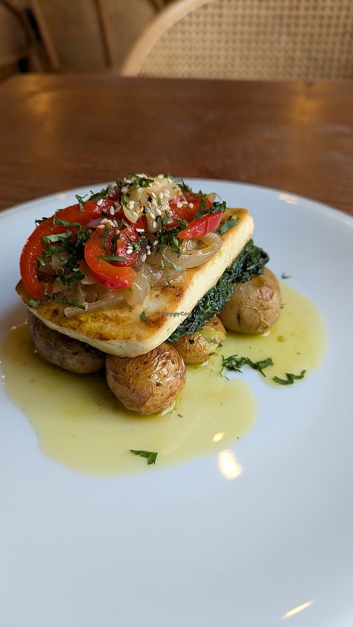 Main of the day, Tofu Narcisa at Kong - Food Made With Compassion in Lisbon