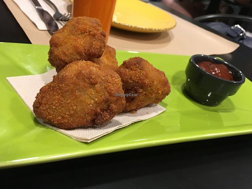 Seitan nuggets at Kong - Food Made With Compassion in Lisbon