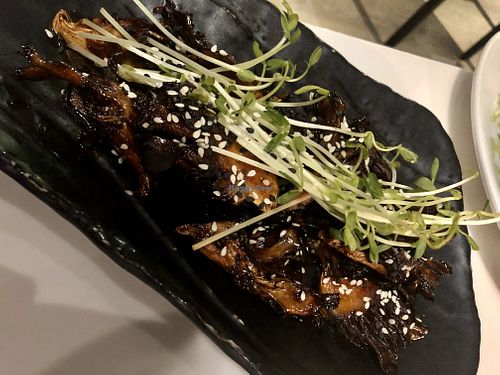 Mushroom side dish at Plant Food + Wine in New York City