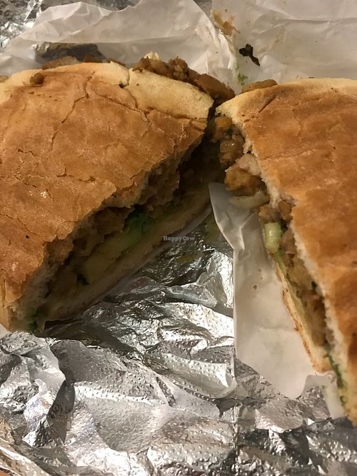 Chicken torta  at Mi Mercadito in Pomona