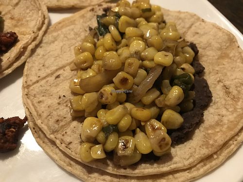 Vegan Poblano taco at Catrina's  in Edwardsville