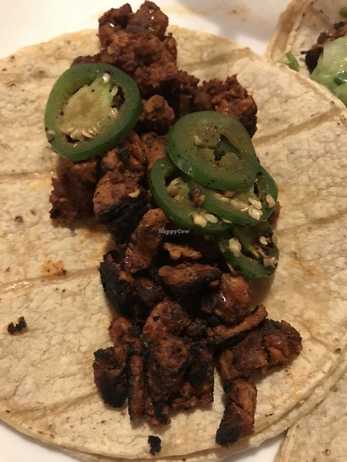 Vegan chorizo taco  at Catrina's  in Edwardsville