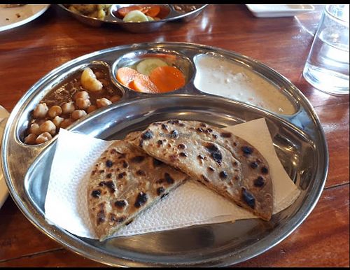 Aloo Paratha Set at Little India - One Pavilion Mall in Cebu