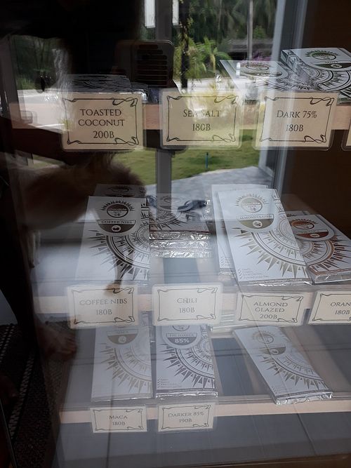 House-made choc selection at Deli Devi in Koh Phangan