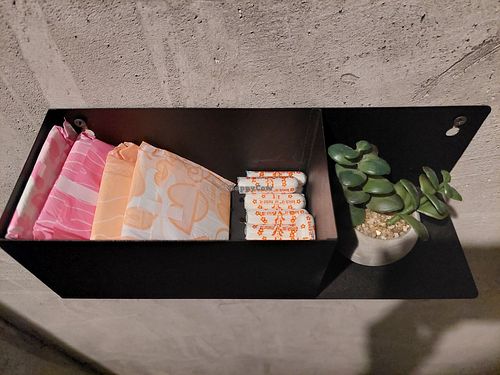 Free stuff in the bathroom at Tavci Kuhna in Lesce