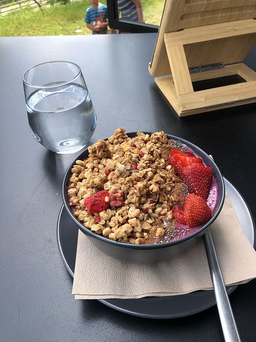 Smoothie bowl   at Tavci Kuhna in Lesce