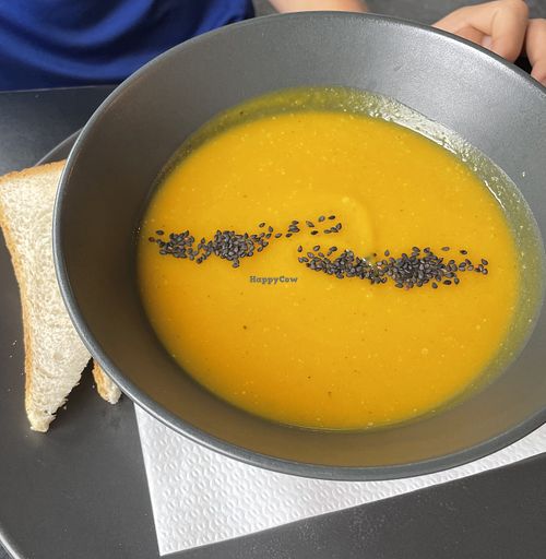 Pumpkin soup  at Tavci Kuhna in Lesce