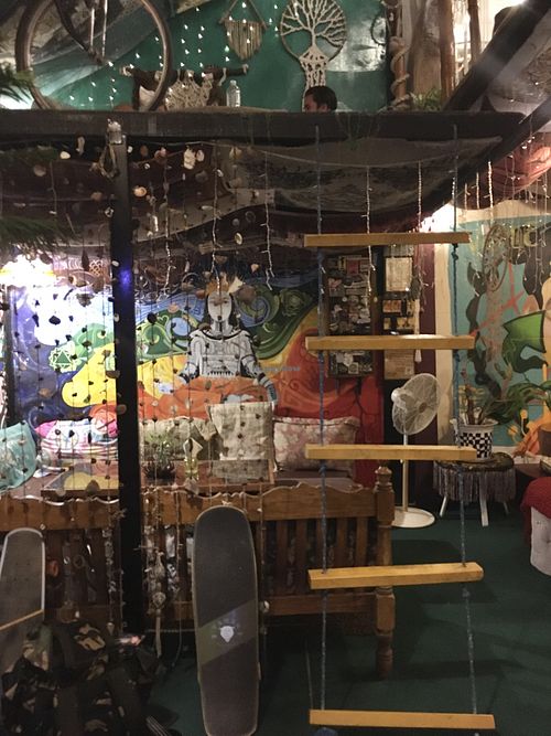 First floor seating  at Verde Rekado in Coron