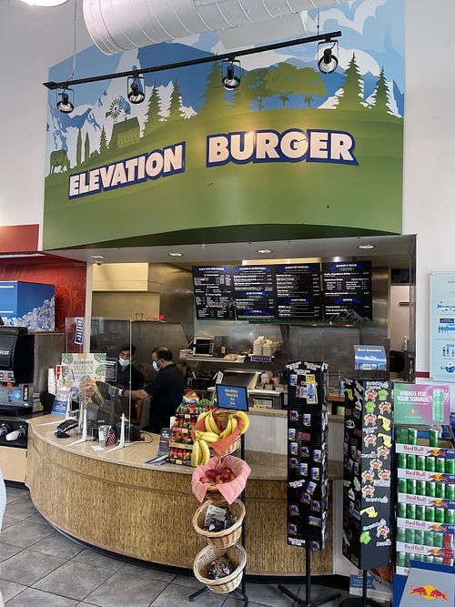 Elevation Burger, inside a Sunoco store at Elevation Burger in Aberdeen