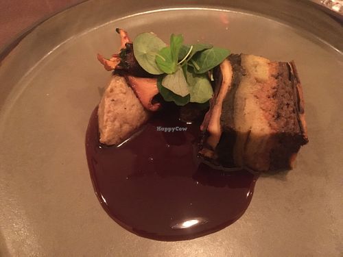 Dish around aubergine at Arkhe in Lisbon